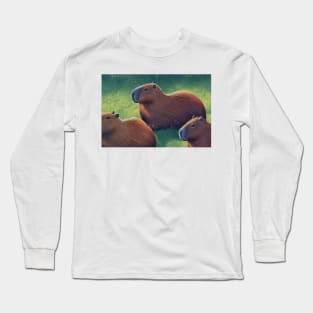 Capybara cute Long Sleeve T-Shirt